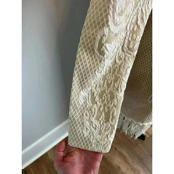 Iren Klairie Maxi Dress Sz L Fringe Tassel Luxury Western Designer Sleeves NWT - Picture 6 of 16